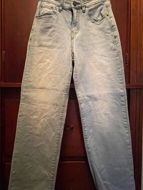 Women’s Straight-Leg Jeans in Light Blue